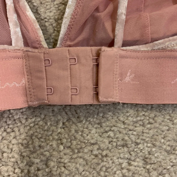 Pink by Victoria Secret Velvet Bralette - Picture 4 of 7